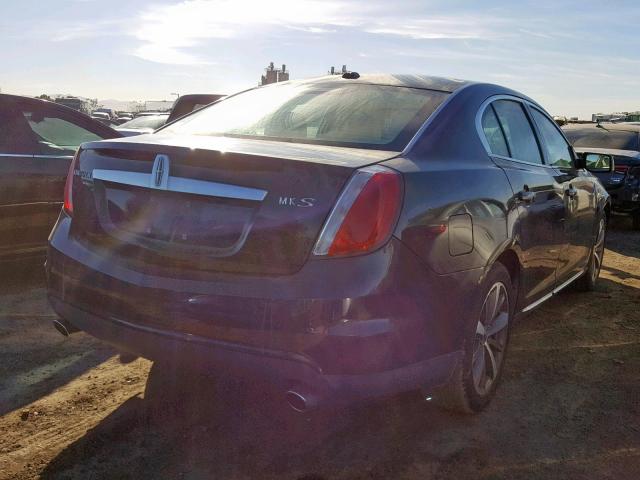 1LNHM93R09G607926 - 2009 LINCOLN MKS BLACK photo 4