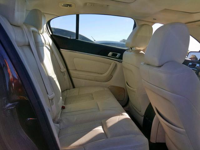 1LNHM93R09G607926 - 2009 LINCOLN MKS BLACK photo 6
