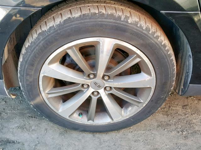 1LNHM93R09G607926 - 2009 LINCOLN MKS BLACK photo 9