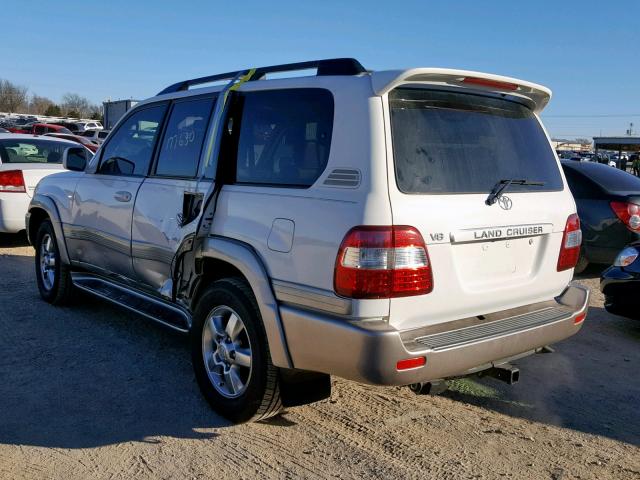 JTEHT05J772113692 - 2007 TOYOTA LAND CRUIS WHITE photo 3