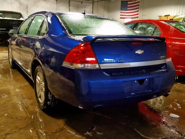 2G1WU581469122134 - 2006 CHEVROLET IMPALA LTZ BLUE photo 3