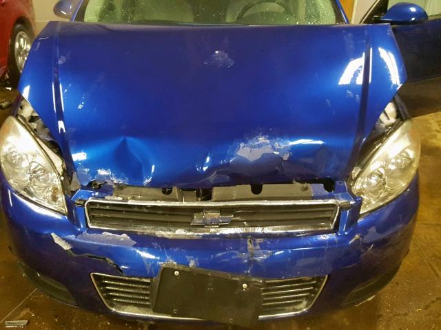 2G1WU581469122134 - 2006 CHEVROLET IMPALA LTZ BLUE photo 7