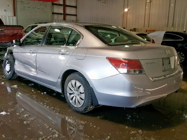 1HGCP26369A171396 - 2009 HONDA ACCORD LX GRAY photo 3