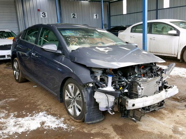 KMHC85LC0HU047392 - 2017 HYUNDAI IONIQ LIMI GRAY photo 1