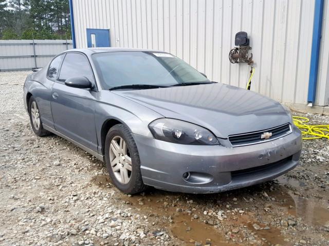 2G1WK151969263851 - 2006 CHEVROLET MONTE CARL ნაცრისფერი ფოტო 1