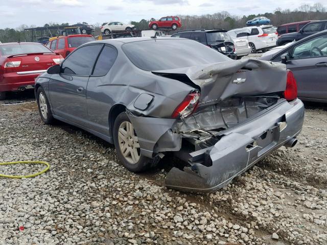 2G1WK151969263851 - 2006 CHEVROLET MONTE CARL ნაცრისფერი ფოტო 3