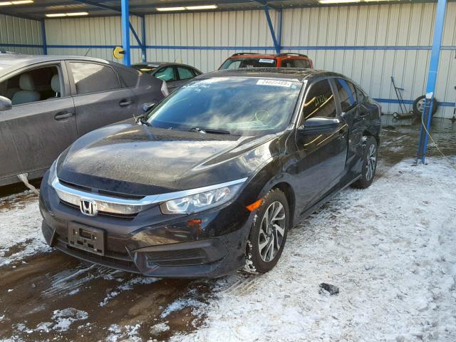 2HGFC2F72GH577492 - 2016 HONDA CIVIC EX BLACK photo 2