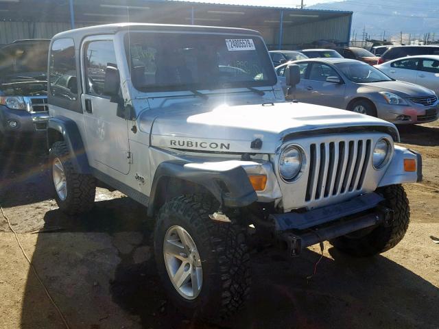 1J4FA69S03P358395 - 2003 JEEP WRANGLER / SILVER photo 1