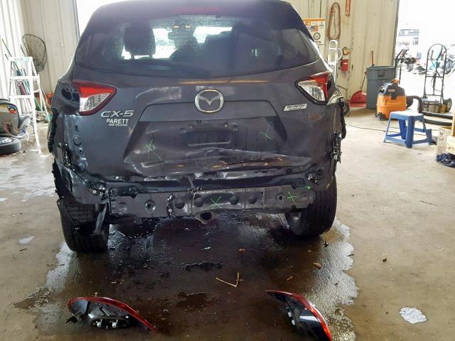 JM3KE2DY6F0494712 - 2015 MAZDA CX-5 GT GRAY photo 9