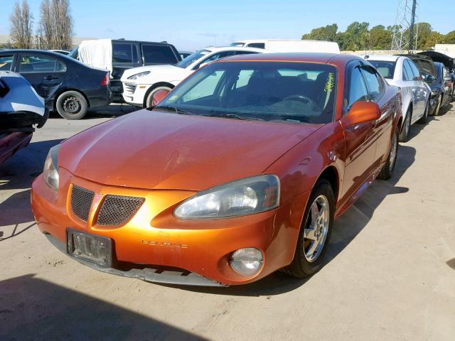 2G2WS522X41217117 - 2004 PONTIAC GRAND PRIX ORANGE photo 2