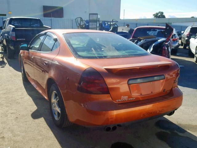 2G2WS522X41217117 - 2004 PONTIAC GRAND PRIX ORANGE photo 3