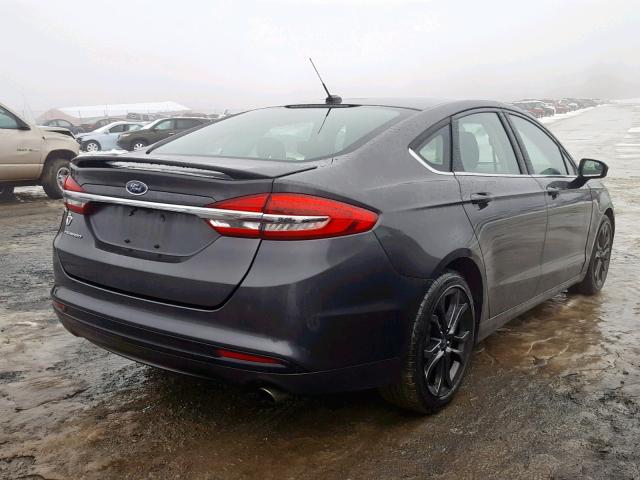 3FA6P0G70JR165482 - 2018 FORD FUSION S BLACK photo 4