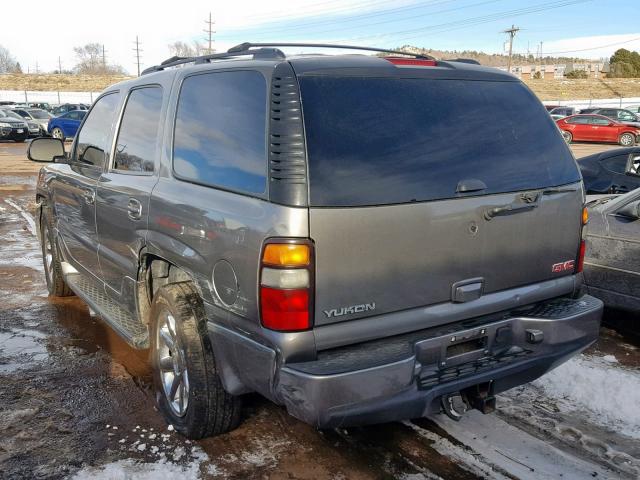 1GKEK63U95J260730 - 2005 GMC YUKON DENA CHARCOAL photo 3