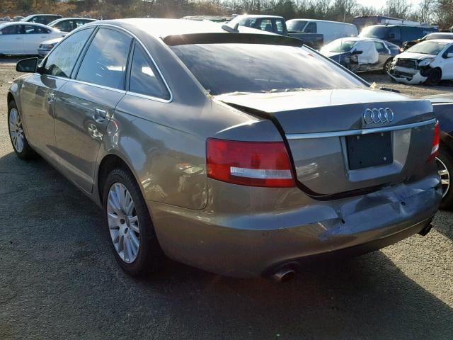 WAUDH74FX6N134380 - 2006 AUDI A6 3.2 QUA GOLD photo 3