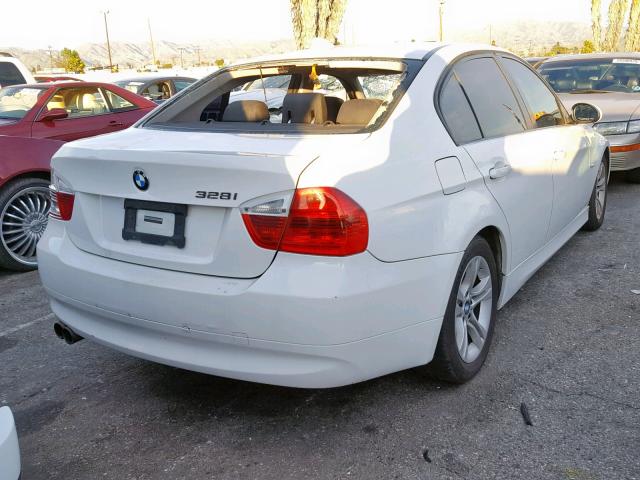 WBAVC53568FZ83922 - 2008 BMW 328 I SULE WHITE photo 4