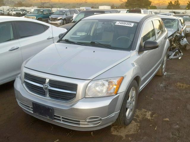 1B3HB48B48D757337 - 2008 DODGE CALIBER SX SILVER photo 2