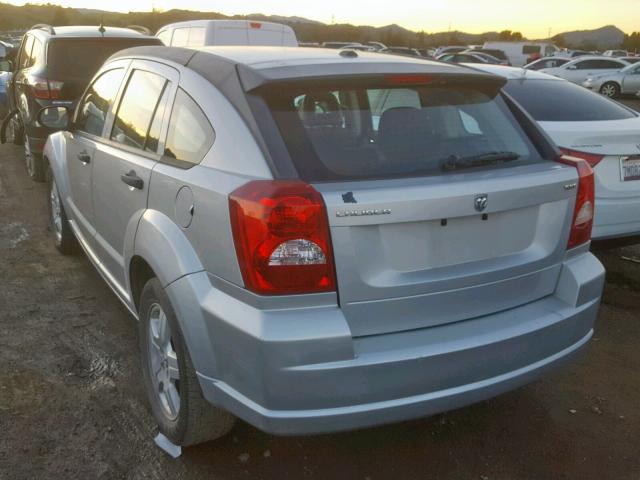 1B3HB48B48D757337 - 2008 DODGE CALIBER SX SILVER photo 3