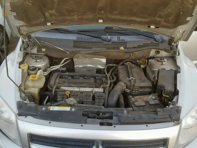 1B3HB48B48D757337 - 2008 DODGE CALIBER SX SILVER photo 7