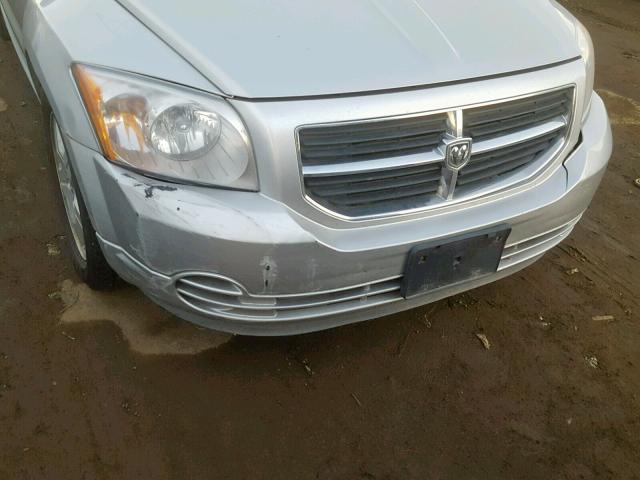 1B3HB48B48D757337 - 2008 DODGE CALIBER SX SILVER photo 9