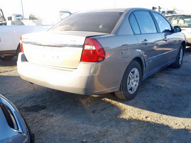 1G1ZS57F67F277910 - 2007 CHEVROLET MALIBU LS Qəhvəyi foto 4