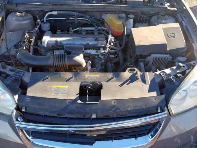 1G1ZS57F67F277910 - 2007 CHEVROLET MALIBU LS Qəhvəyi foto 7