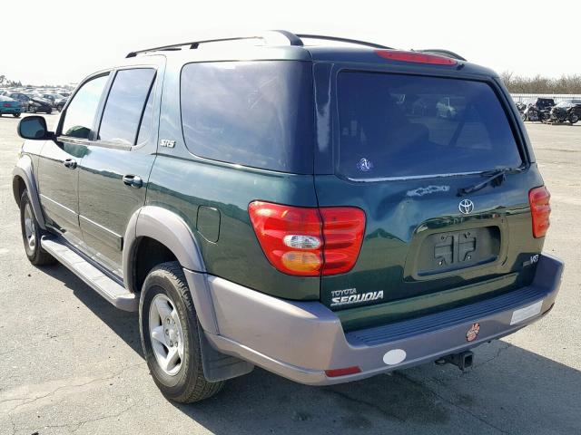 5TDZT34A11S014619 - 2001 TOYOTA SEQUOIA SR TWO TONE photo 3