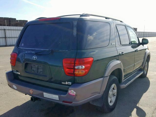 5TDZT34A11S014619 - 2001 TOYOTA SEQUOIA SR TWO TONE photo 4