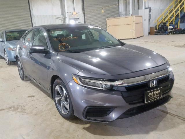 19XZE4F59KE010216 - 2019 HONDA INSIGHT EX GRAY photo 1