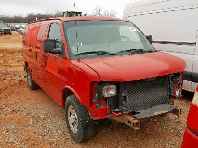 1GCFG15X571147789 - 2007 CHEVROLET EXPRESS G1 RED photo 1