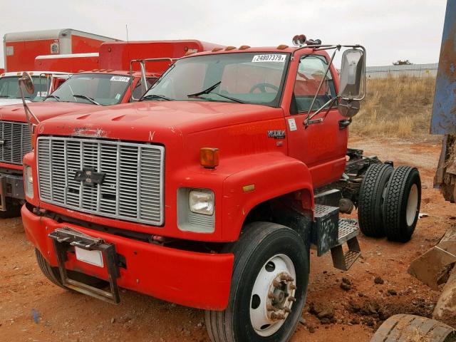 1GBP7H1C0YJ514815 - 2000 CHEVROLET C-SERIES C RED photo 2