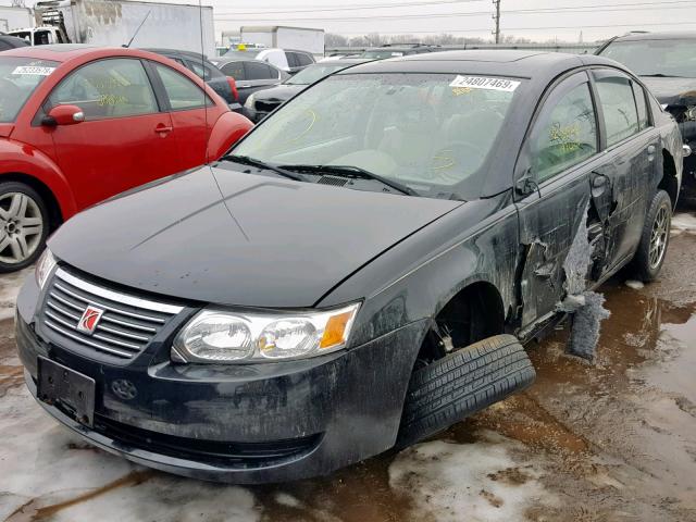 1G8AJ54F85Z171279 - 2005 SATURN ION LEVEL BLACK photo 2