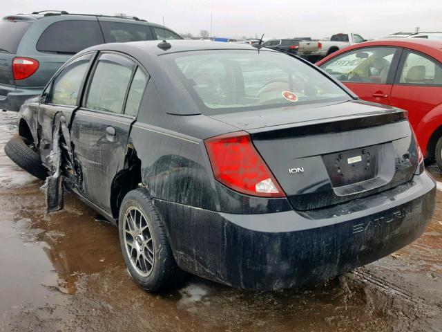 1G8AJ54F85Z171279 - 2005 SATURN ION LEVEL BLACK photo 3