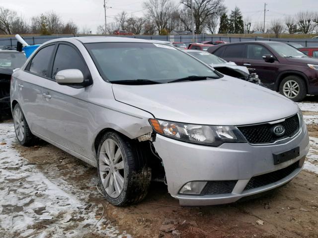 KNAFW4A31A5277301 - 2010 KIA FORTE SX SILVER photo 1