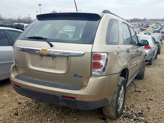 2CNDL13F386329532 - 2008 CHEVROLET EQUINOX LS TAN photo 4