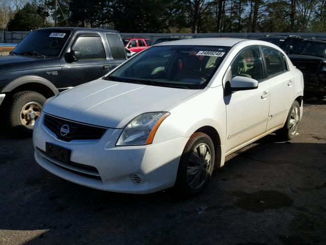 3N1AB6AP8CL659399 - 2012 NISSAN SENTRA 2.0 WHITE photo 2