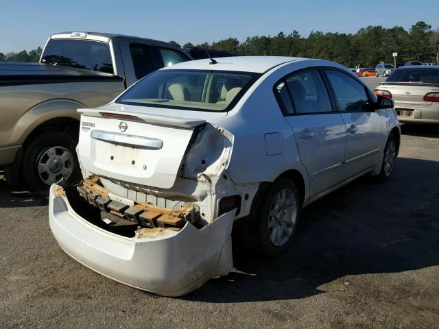 3N1AB6AP8CL659399 - 2012 NISSAN SENTRA 2.0 WHITE photo 4