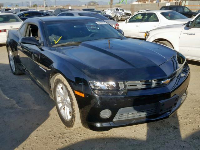 2G1FA1E31E9146073 - 2014 CHEVROLET CAMARO LS BLACK photo 1