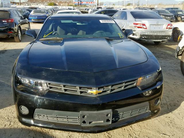 2G1FA1E31E9146073 - 2014 CHEVROLET CAMARO LS BLACK photo 9