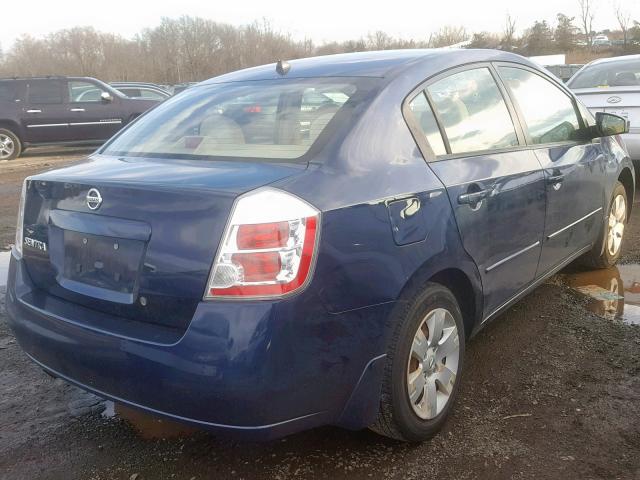 3N1AB61EX8L631786 - 2008 NISSAN SENTRA 2.0 BLUE photo 4