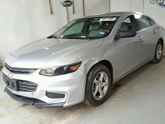 1G1ZB5ST5HF193673 - 2017 CHEVROLET MALIBU LS SILVER photo 2