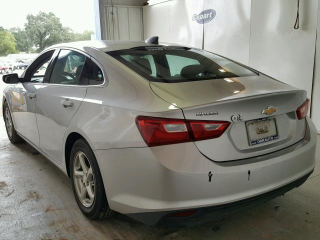 1G1ZB5ST5HF193673 - 2017 CHEVROLET MALIBU LS SILVER photo 3