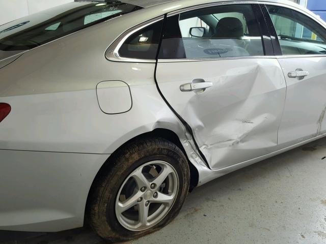 1G1ZB5ST5HF193673 - 2017 CHEVROLET MALIBU LS SILVER photo 9