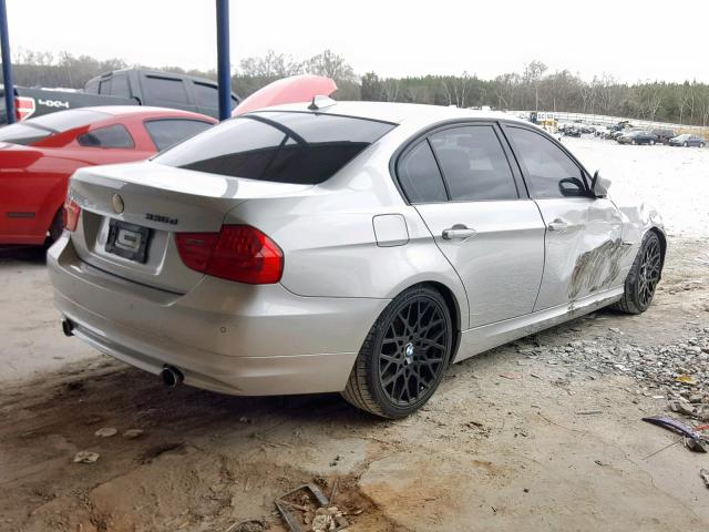 WBAPN7C53BF184217 - 2011 BMW 335 D SILVER photo 4