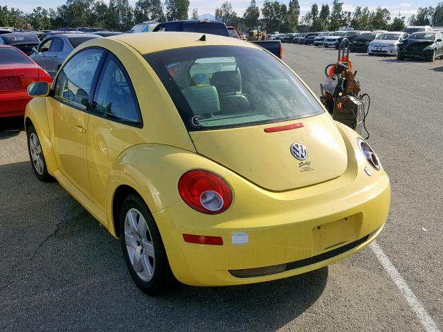 3VWPW31C77M506338 - 2007 VOLKSWAGEN NEW BEETLE Gelb Foto 3