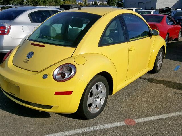 3VWPW31C77M506338 - 2007 VOLKSWAGEN NEW BEETLE Gelb Foto 4