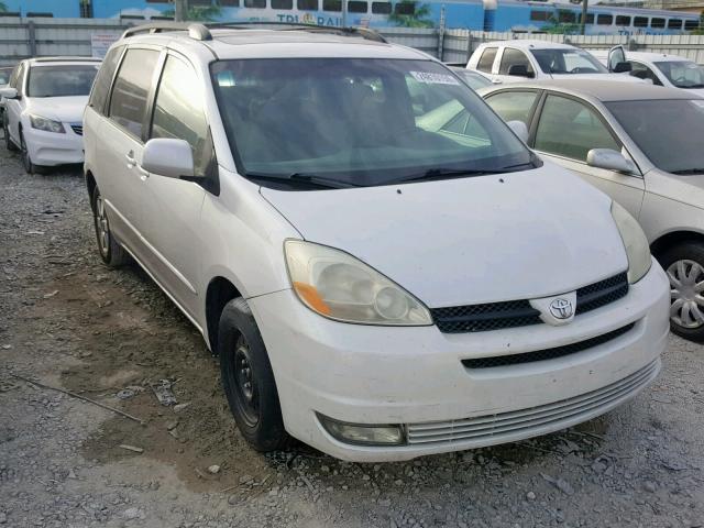 5TDZA22C35S297891 - 2005 TOYOTA SIENNA XLE WHITE photo 1