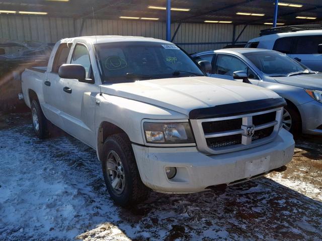 1D3HW38P89S785266 - 2009 DODGE DAKOTA SXT WHITE photo 1