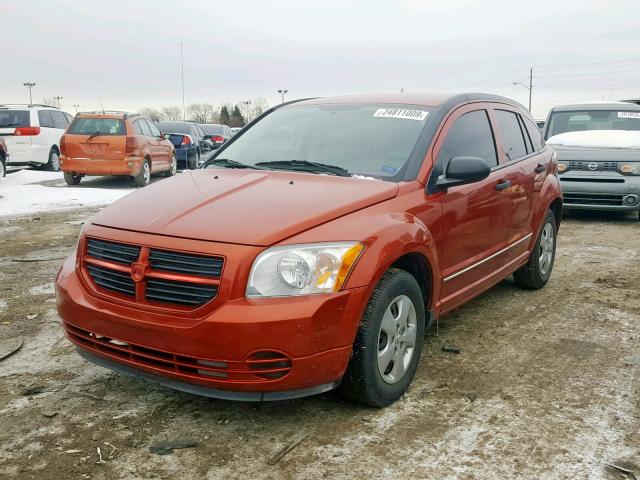 1B3CB2HA2AD555866 - 2010 DODGE CALIBER SE ORANGE photo 2