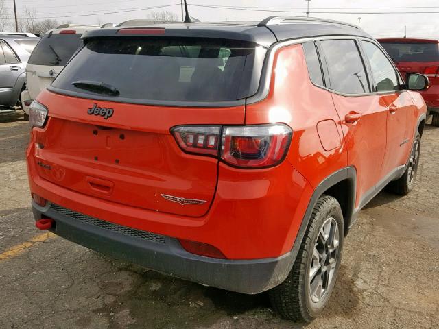 3C4NJDDB4JT373651 - 2018 JEEP COMPASS TR ORANGE photo 4