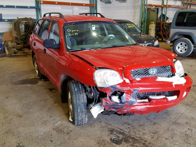 KM8SB13D33U542595 - 2003 HYUNDAI SANTA FE RED photo 1